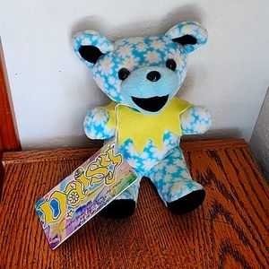 Liquid Blue Grateful Dead Bear Plush Daisy